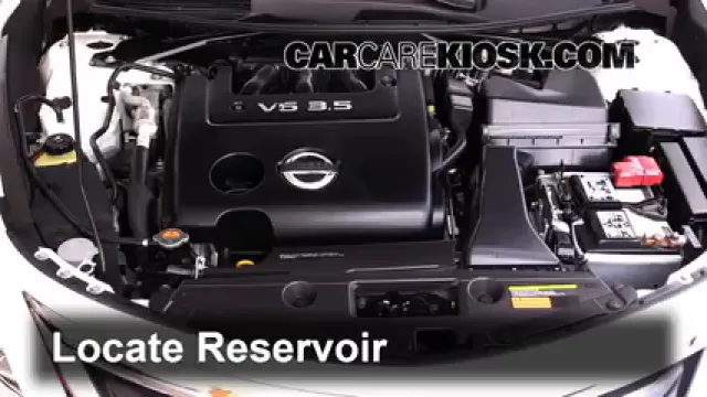 2015 Nissan Altima SL 3.5L V6 Windshield Washer Fluid Add Fluid